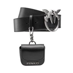 

Жіночий ремінь Pinko Minimus H4 Belt AI 22-23 PLT01 1H2141 Y5H7 Black Z99O, Чорний
