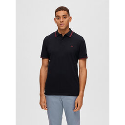 Selected Homme Selected Homme Polo marškinėliai 16087840 Juoda Regular Fit