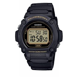 Casio Uhr Casio W-219H-1A2VEF Black/Black