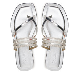 

Шльопанці Pollini SA28220C0ITY199A Arge, Срібний