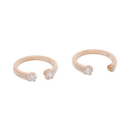 

Набір з 2 кілець Swarovski Konstelli 5640971 White/Ros, Рожевий