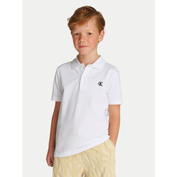 Calvin Klein Jeans Calvin Klein Jeans Poloshirt Essential IB0IB02486 Weiß Regular Fit