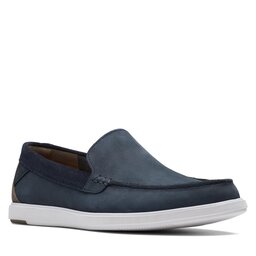Clarks Scarpe basse Clarks Bratton Loafer 26172448 Navy Nubuck