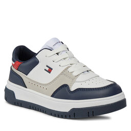 

Снікерcи Tommy Hilfiger Low Cut Lace-Up Sneaker T3X9-33368-1355 M White/Blue/Red Y003, Білий