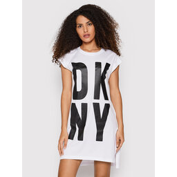 DKNY DKNY Póló P1RHRB2M Fehér Regular Fit