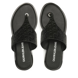 

В'єтнамки Calvin Klein Jeans Flat Sandal Toe Slide Em Pa-Pl YW0YW00142 Black BDS, Чорний