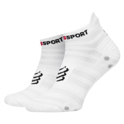Compressport Skarpety Niskie Unisex Compressport Pro Racing Socks v4.0 Ultralight Run Low XU00051B Biały