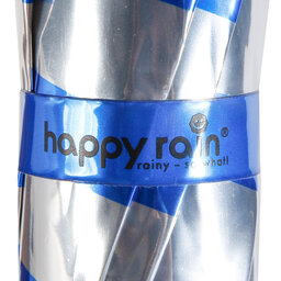 

Парасоля Happy Rain Long Ac Domeshape 40991 Metallic Stripes Silver/Blue, Срібний