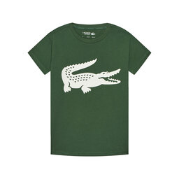 Lacoste Lacoste Marškinėliai TJ2910 Žalia Regular Fit