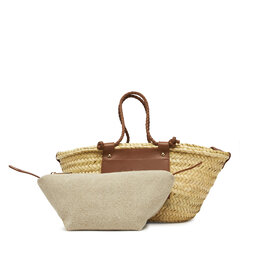 Castañer Handtasche Castañer Campania Mini 025743-2003 Beige