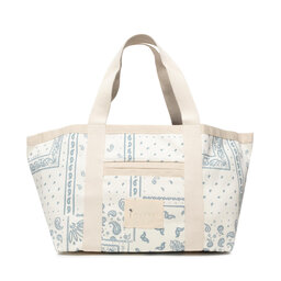 Manebi Borsetta Manebi Tote Bag B 0.2 At Indigo/ Bandana Canvas
