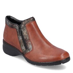 Rieker Stiefeletten Rieker L4382-38 Ziegel / Schwarz-Antique 38