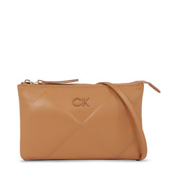 Calvin Klein Táska Calvin Klein Re-Lock Quilt Crossbody K60K611042 Brown Sugar GA5