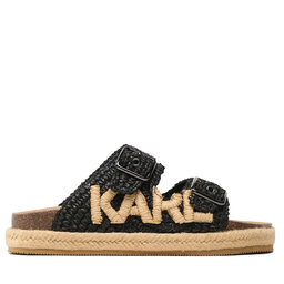 

Еспадрильї KARL LAGERFELD KL80205 Black Raffia, Чорний