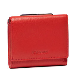 Valentini Mały Portfel Damski Valentini 001-0123M-0446-04 Red