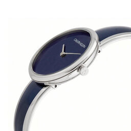 

Годинник Calvin Klein Bangle Adjustable K4E2N11N Silver/Blue, Cиній