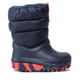 

Снігоходи Crocs Classic Neo Puff Boot K 207275 Navy, Cиній