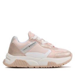 

Снікерcи Tommy Hilfiger Low Cut Lace-Up Sneaker T3A9-32743-0579 M Rose Gold/Pink A317, Рожевий