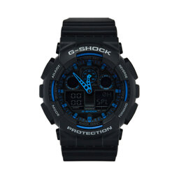 G-Shock Zegarek G-Shock GA-100-1A2ER Czarny