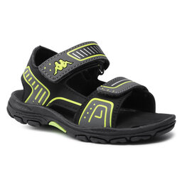 Kappa Sandali Kappa 260864K Black/Lime 1133