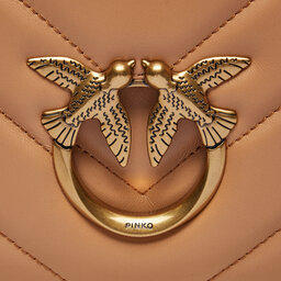 

Сумка Pinko Love Click Classic 100063 A136 Light Bwown C71Q, Бежевий