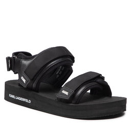 KARL LAGERFELD Sandaler KARL LAGERFELD KL70510 Black Lthr