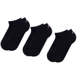 Fila Lot de 3 paires de chaussettes basses unisexe Fila Calza F9100 Navy