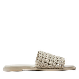 Calvin Klein Παντόφλες Calvin Klein Flat Slide Latt HW0HW02143 Μπεζ