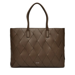 Calvin Klein Borsetta Calvin Klein Ck Woven Medium Shopper K60K612994 Marrone