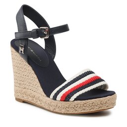 Tommy Hilfiger Espadrillos Tommy Hilfiger Corporate Wedge FW0FW07086 Space Blue DW6