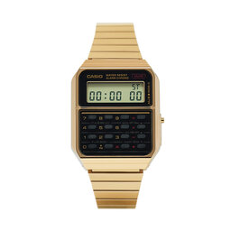 Casio Часовник Casio Vintage Edgy CA-500WEG-1AEF Златист