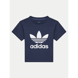 adidas adidas Camiseta adicolor Trefoil IY2382 Azul marino Regular Fit