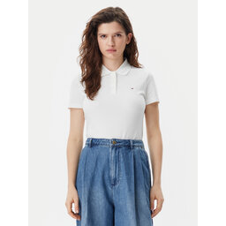 Tommy Jeans Tommy Jeans Polo Essential DW0DW20160 Blanco Slim Fit