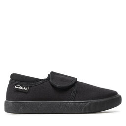 

Тапочки Clarks Hopper Run 261143307 Black Fabric, Чорний