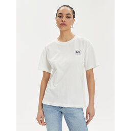Lee Lee Marškinėliai 112350206 Écru Relaxed Fit