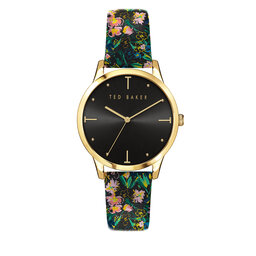 Ted Baker Ročna ura Ted Baker Popieya BKPPOS206 Blakc/Gold