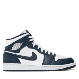 

Снікерcи Nike Air 1 Mid 554724 174 White/Metallic Gold/Obsidian, Кольоровий