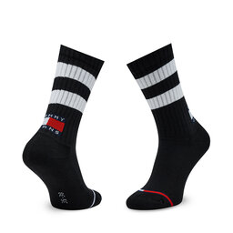 

Високі шкарпетки unisex Tommy Hilfiger 701225510 Black/White 003, Чорний
