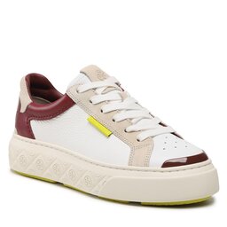 Tory Burch Sneakers Tory Burch Ladybug Sneaker Leather 141752 White/Bordeaux/Frost 600