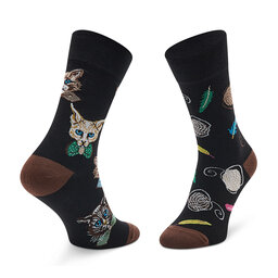 

Високі шкарпетки unisex Todo Socks Cat In A Bow Tie Multicolor, Чорний