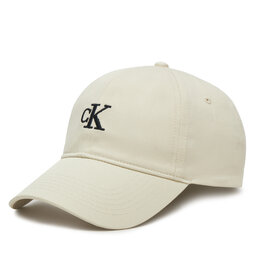 Calvin Klein Jeans Cappellino Calvin Klein Jeans Embroidered Monogram Cap LV04K5024G Bianco