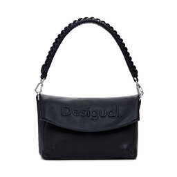 Desigual Torebka Desigual Half Logo Trokel 25WAXPAL Czarny