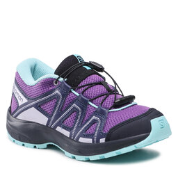 Salomon Trekkingschuhe Salomon Kicka J 416799 11 W0 Royal Lilac/Night Sky/Purple Heather