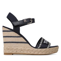 

Еспадрильї Tommy Hilfiger Seasonal Webbing Wedge FW0FW07088 Space Blue DW6, Cиній