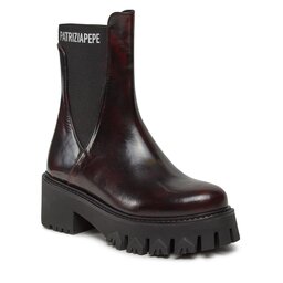 Patrizia Pepe Členková obuv s elastickým prvkom Patrizia Pepe 8Y9814/L052-R799 Marian Red