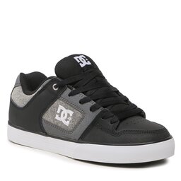 DC Sneakers DC Pure Shoe 300660 Black/White/Armor KWA