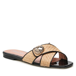 Pollini Papucs Pollini SA28191C0ETS110A Natur/Nero