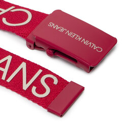

Дитячий пояс Calvin Klein Canvas Logo Belt IU0IU00125 TIM, Червоний