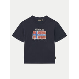 Napapijri Napapijri T-Shirt S-Sella NP0A4IGX D Dunkelblau Regular Fit