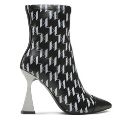 

Ботильйони KARL LAGERFELD KL32058 Black Pu W/Lt Grey, Чорний